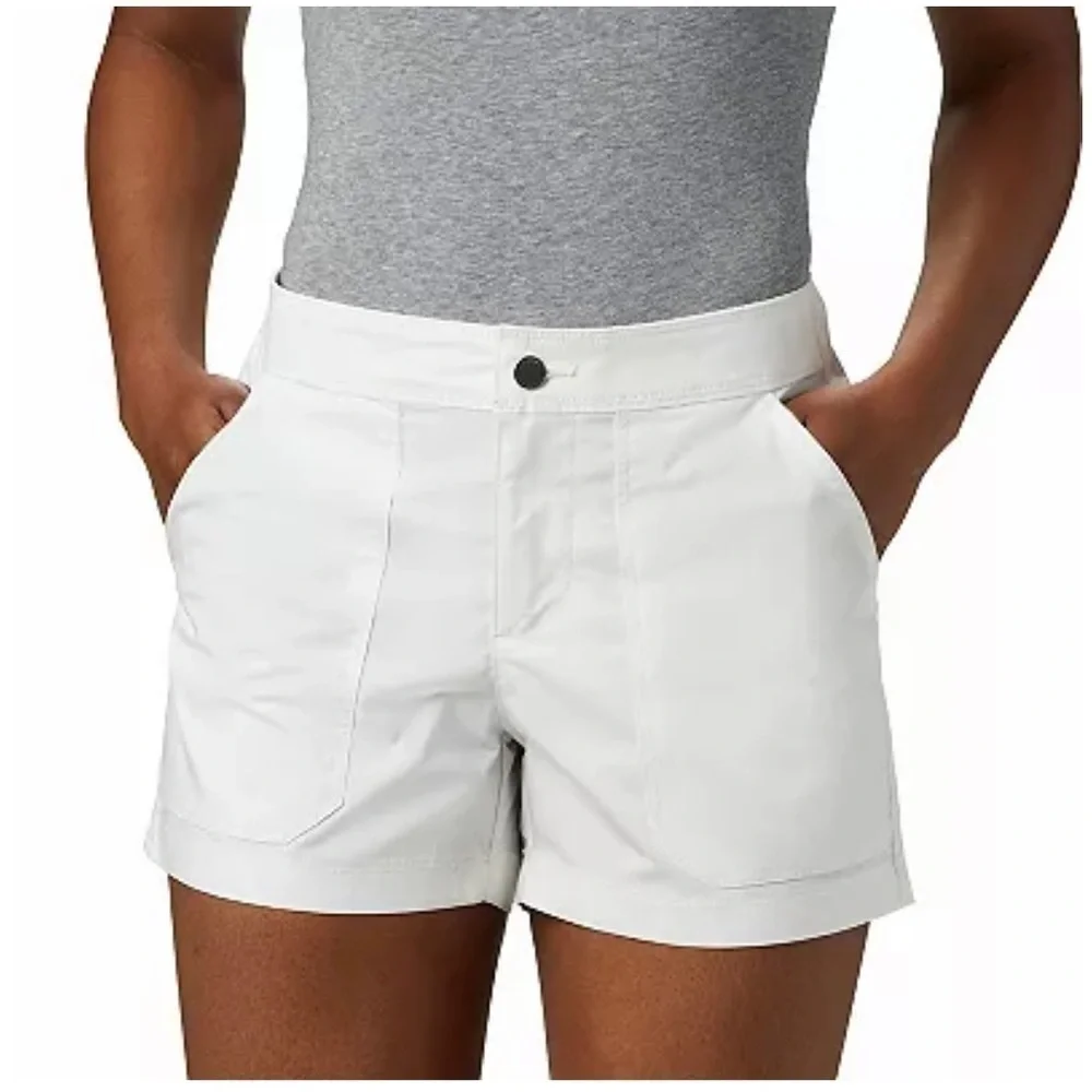 NWT Columbia Longer Days White 6” Shorts Size 10